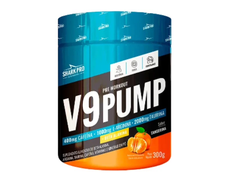 PRE-TREINO V9 PUMP 300G - SHARK PRO