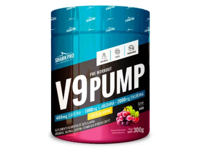 PRE-TREINO V9 PUMP 300G - SHARK PRO