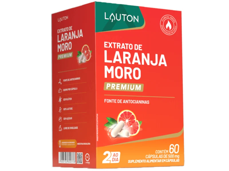 LARANJA MORO PREMIUM 60CAPS - LAUTON