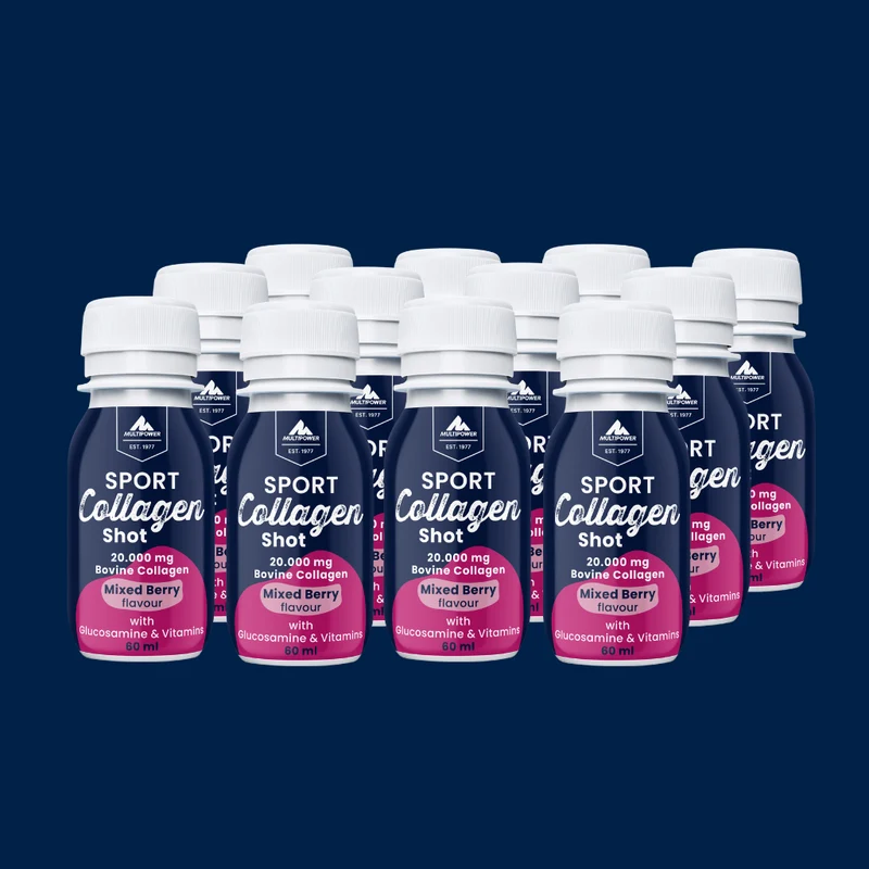 12x Multipower Sport Collagen Shots Beerenmix - 20g Collagen