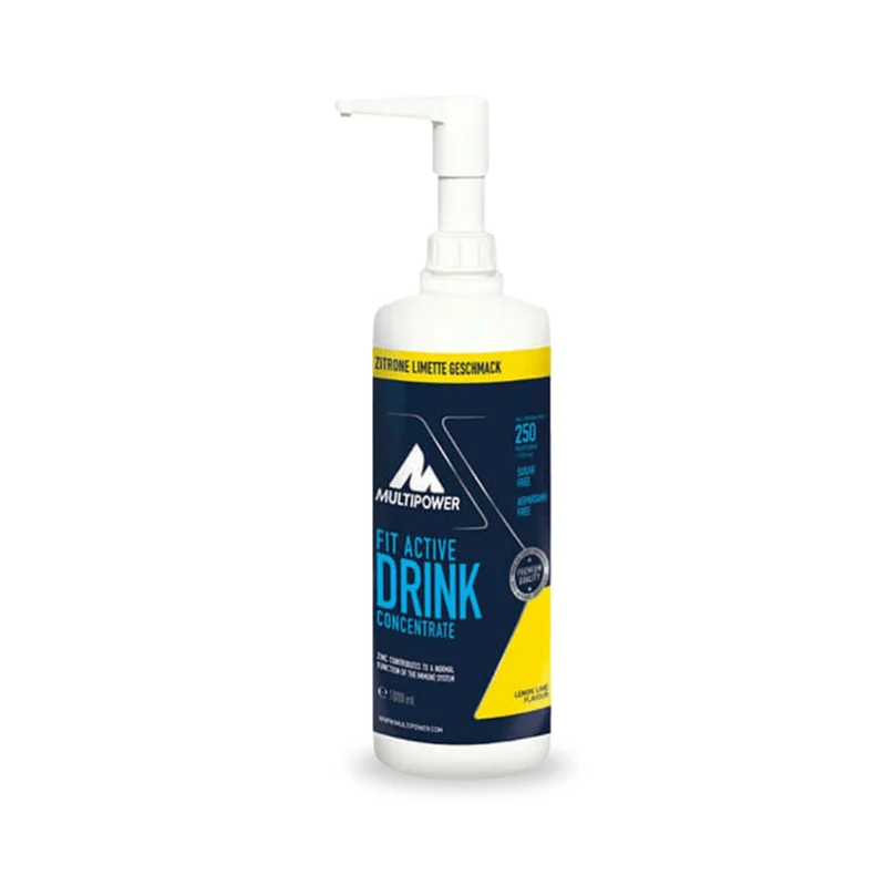 1 Liter Multipower Fit Active Zitrone Limette Getränkekonzentrat