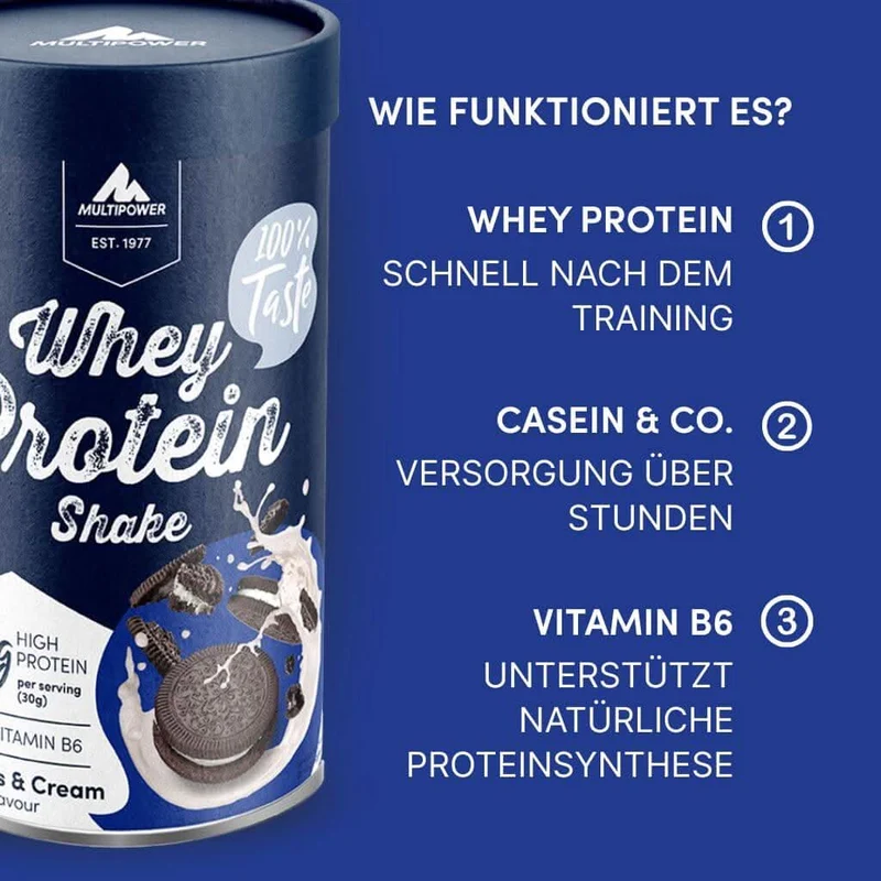 420g Whey Protein Pulver Cookies & Cream | 71% Protein