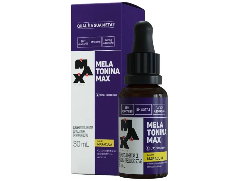 MELATONINA 30ML - MAX TITANIUM