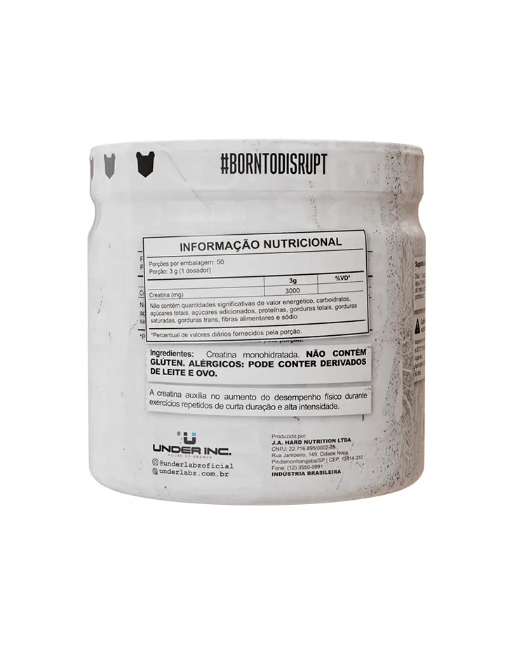 CREATINA BORNTODISRUPT 300G - UNDER LABZ