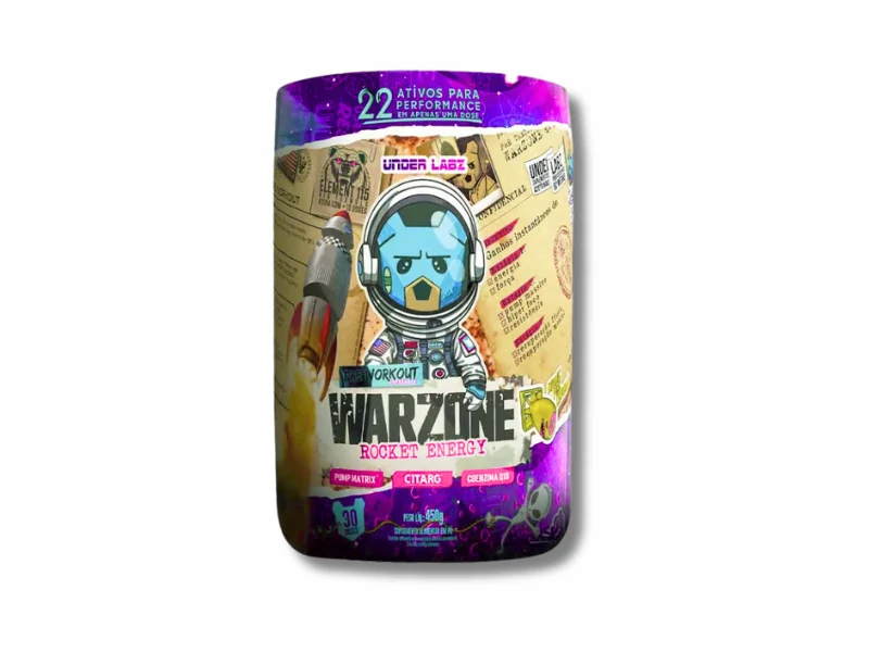 PRE TREINO WARZONE ROCKET ENERGY 450G - UNDER LABZ