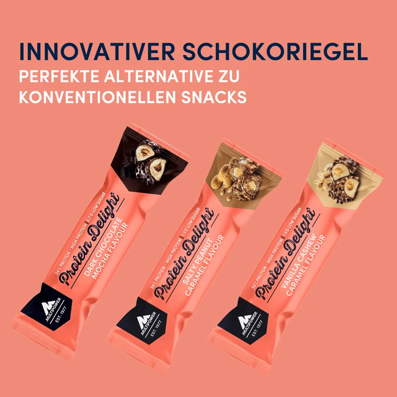 Delight 3er Probierset | 3x35g Proteinriegel
