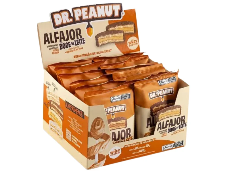ALFAJOR 12UN 55G - DR. PEANUT