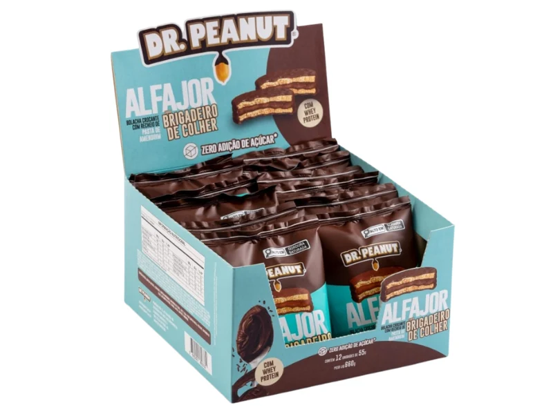 ALFAJOR 12UN 55G - DR. PEANUT