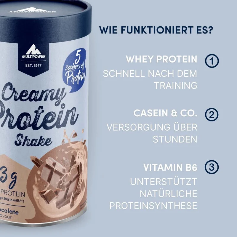 Creamy Protein Pulver 420g - Schoko | Cremiger Geschmack