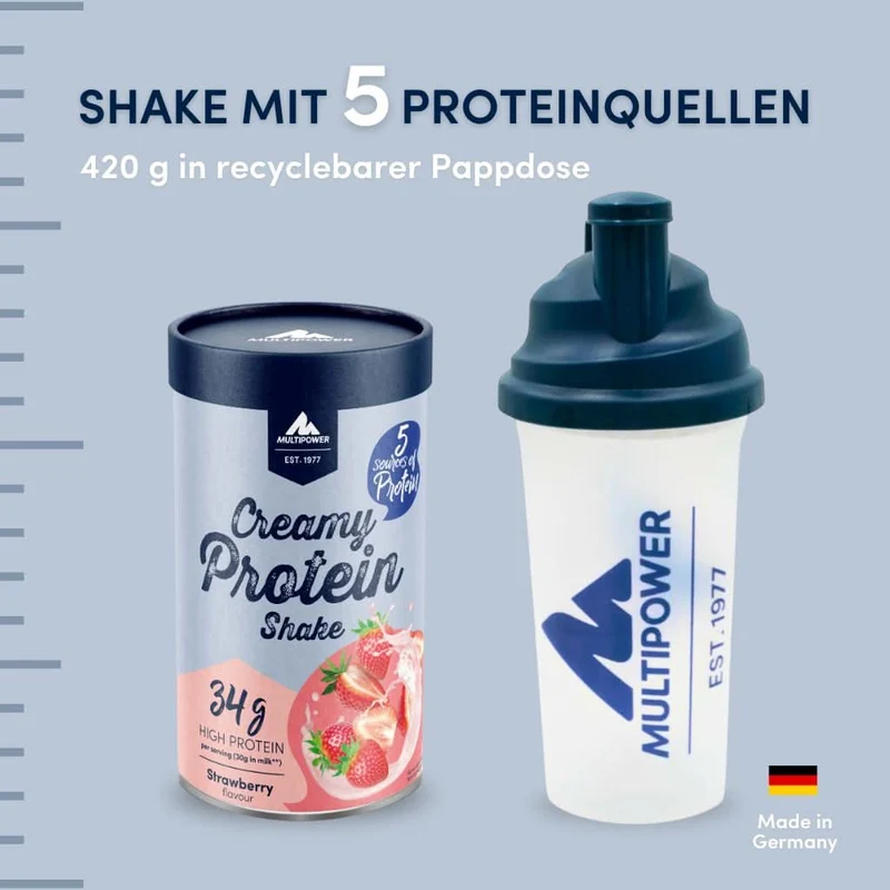 Creamy Protein Pulver 420g - Erdbeere | Protein war nie so lecker