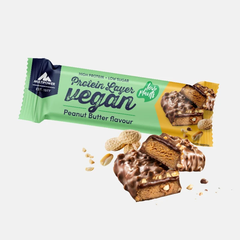 Vegan Protein Layer Mixbox (Brownie + Peanut Butter) - 18 Proteinriegel