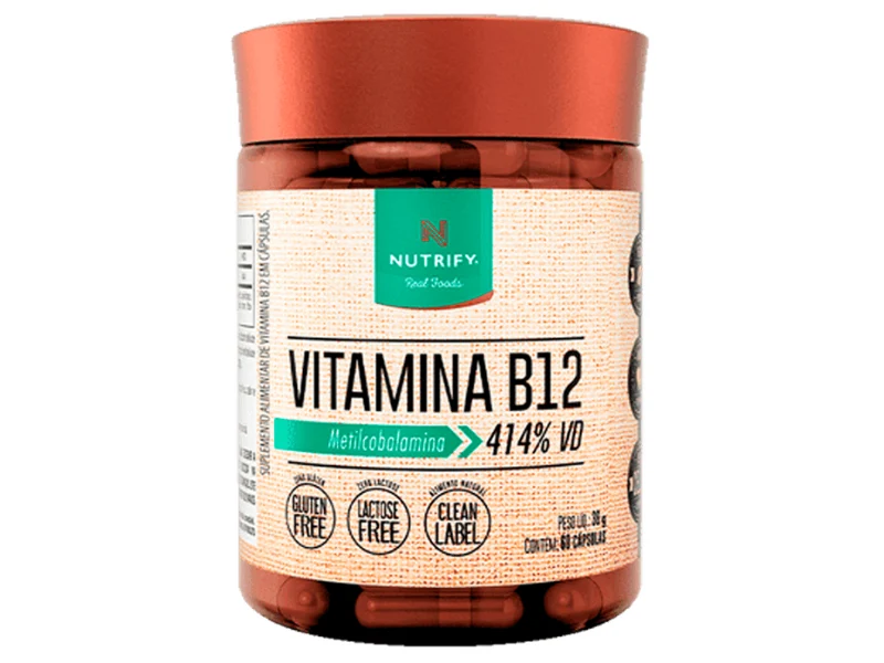 VITAMINA B12 60CAPS - NUTRIFY
