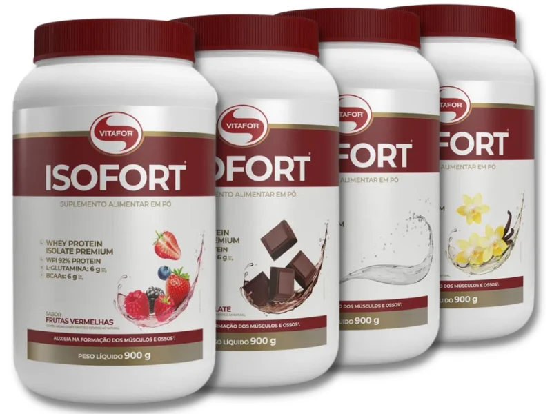 WHEY ISOLADO ISOFORT 900G - VITAFOR