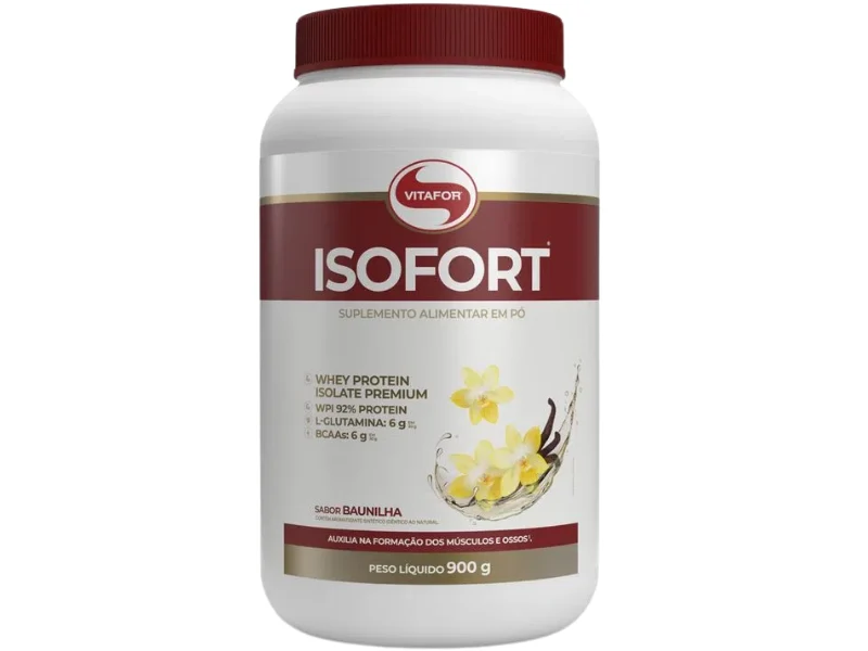 WHEY ISOLADO ISOFORT 900G - VITAFOR
