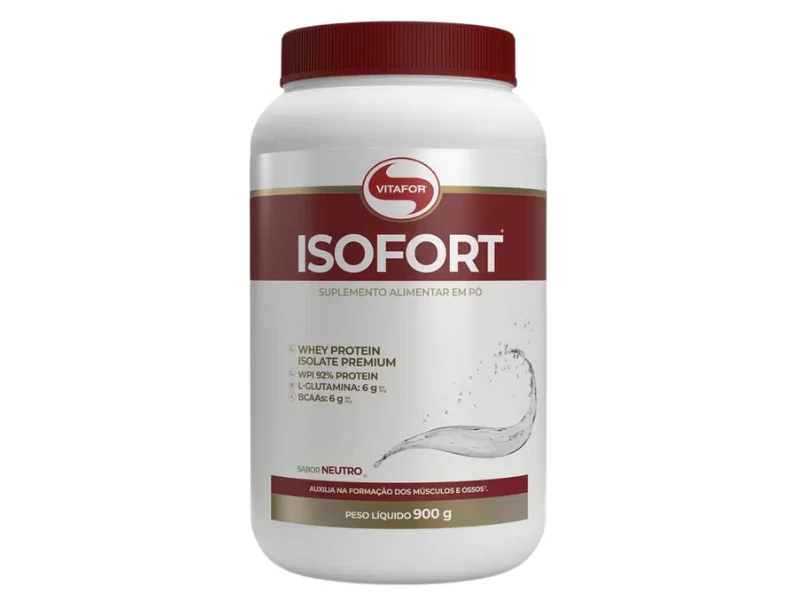 WHEY ISOLADO ISOFORT 900G - VITAFOR