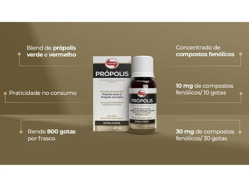 PRÓPOLIS EXTRA FORTE 20ML - VITAFOR