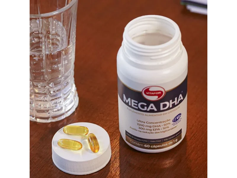 OMEGA 3 MEGA DHA 1500MG DHA / 300MG EPA 60CAPS - VITAFOR