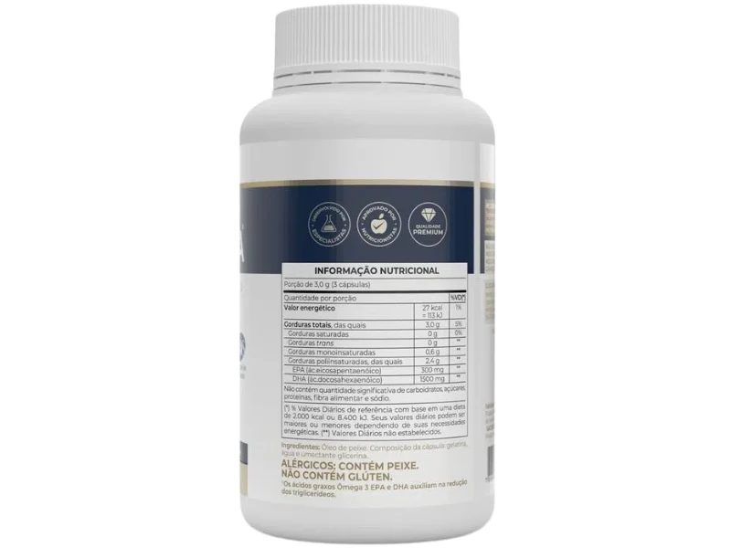 OMEGA 3 MEGA DHA 1500MG DHA / 300MG EPA 120CAPS - VITAFOR