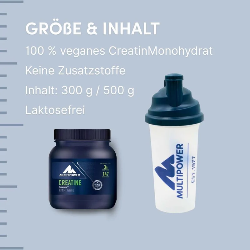 Creatine Pulver Creapure® 500g | 100% Creatine Monohydrat