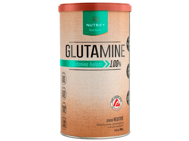 L-GLUTAMINA 500G - NUTRIFY