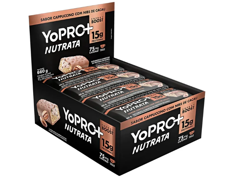 YOPRO BAR 12UN 55G - NUTRATA
