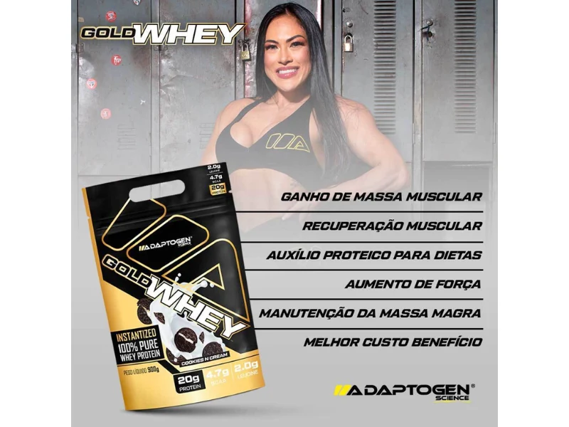 WHEY 100% GOLD 900G - ADAPTOGEN