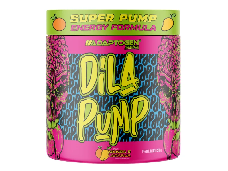 PRÉ-TREINO DILA PUMP (SEM CAFEÍNA) 318G - ADAPTOGEN