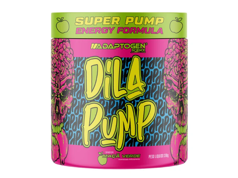 PRÉ-TREINO DILA PUMP (SEM CAFEÍNA) 318G - ADAPTOGEN