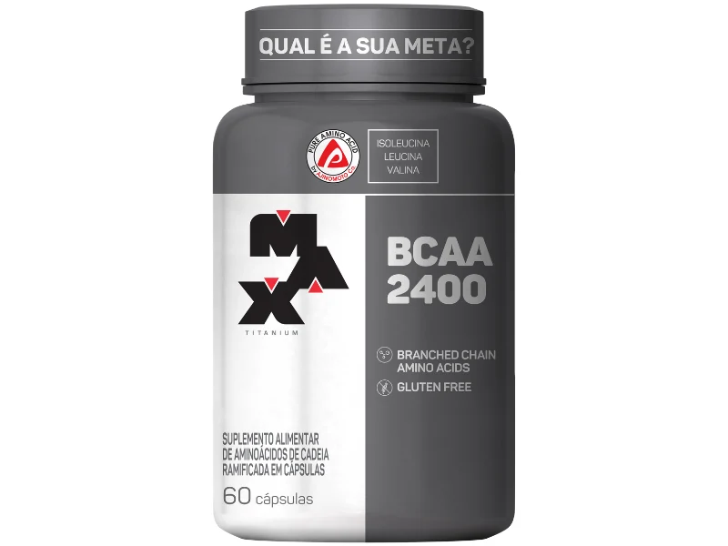 BCAA 2400 60 CÁPSULAS - MAX TITANIUM