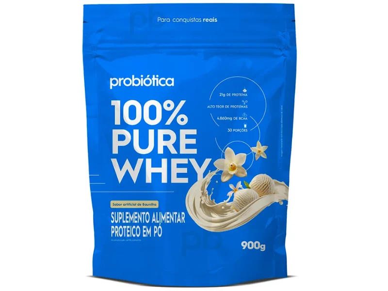 WHEY 100% 900G REFIL - PROBIÓTICA