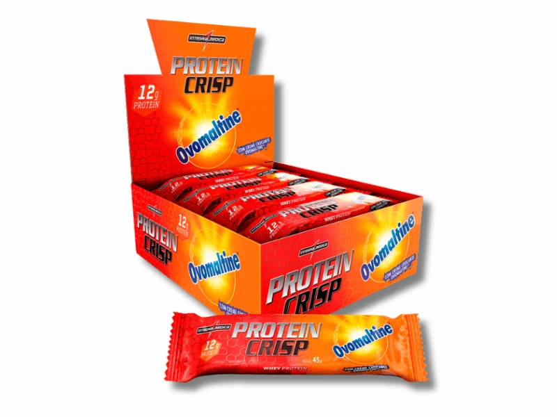 PROTEIN CRISP BAR 12UN 45G - INTEGRALMEDICA