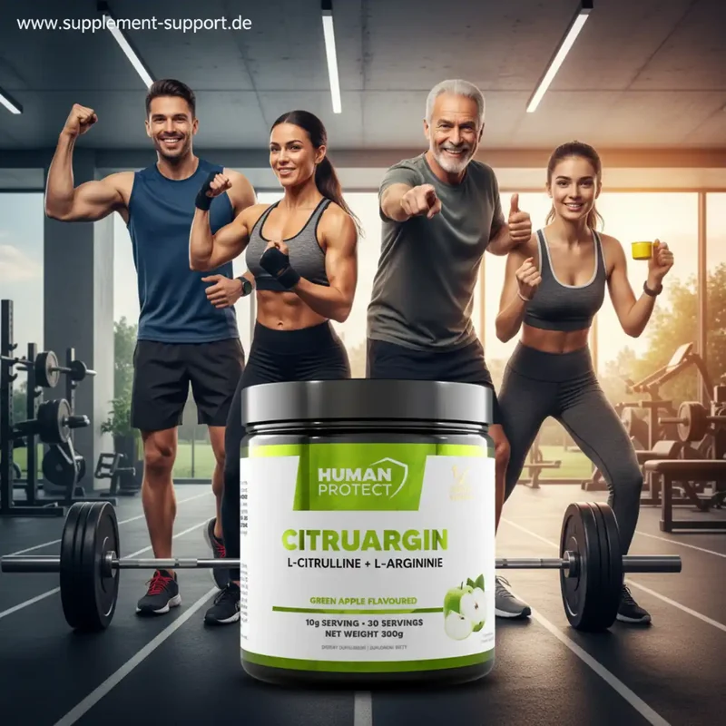 Human Protect CitruArgin 300g 4500mg Citrullin + 4500mg Arginin