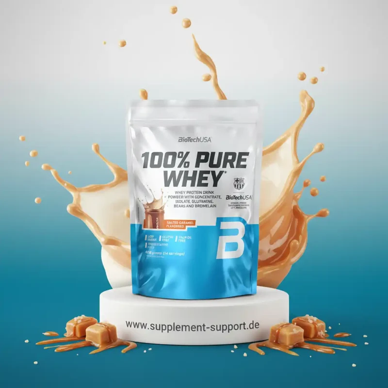 100% Pure Whey Protein Pulver 400g