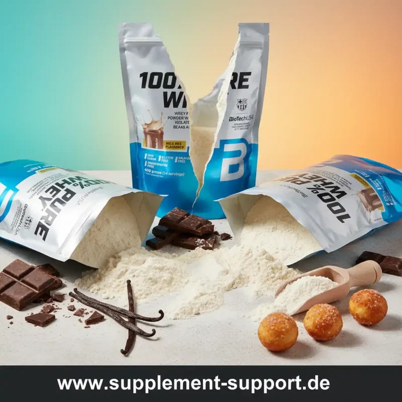 100% Pure Whey Protein Pulver 400g