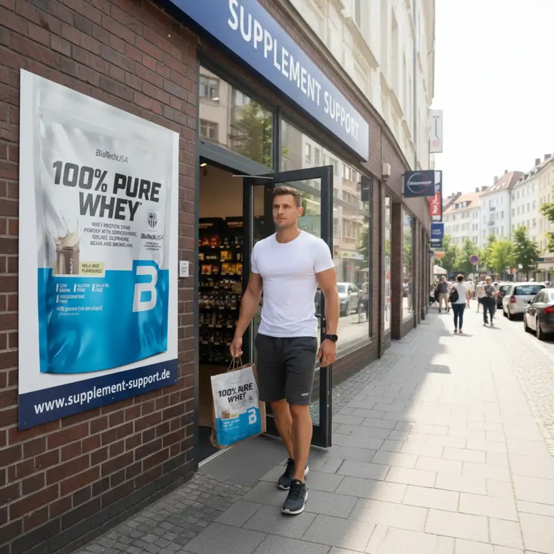 100% Pure Whey Protein Pulver 400g