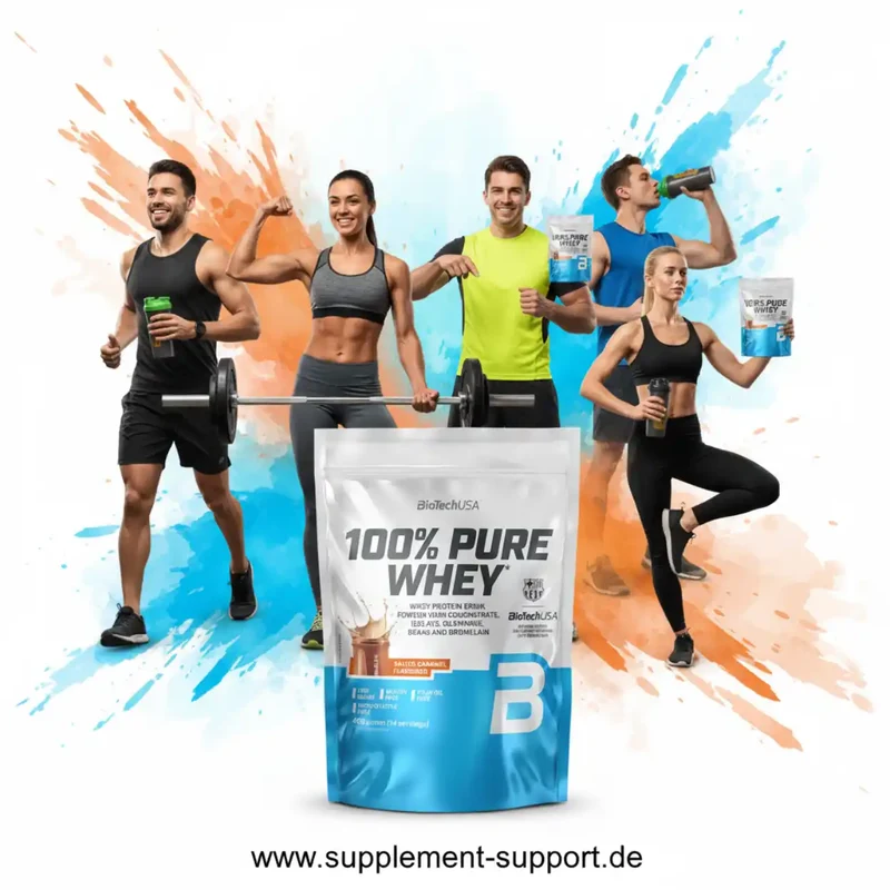 100% Pure Whey Protein Pulver 400g