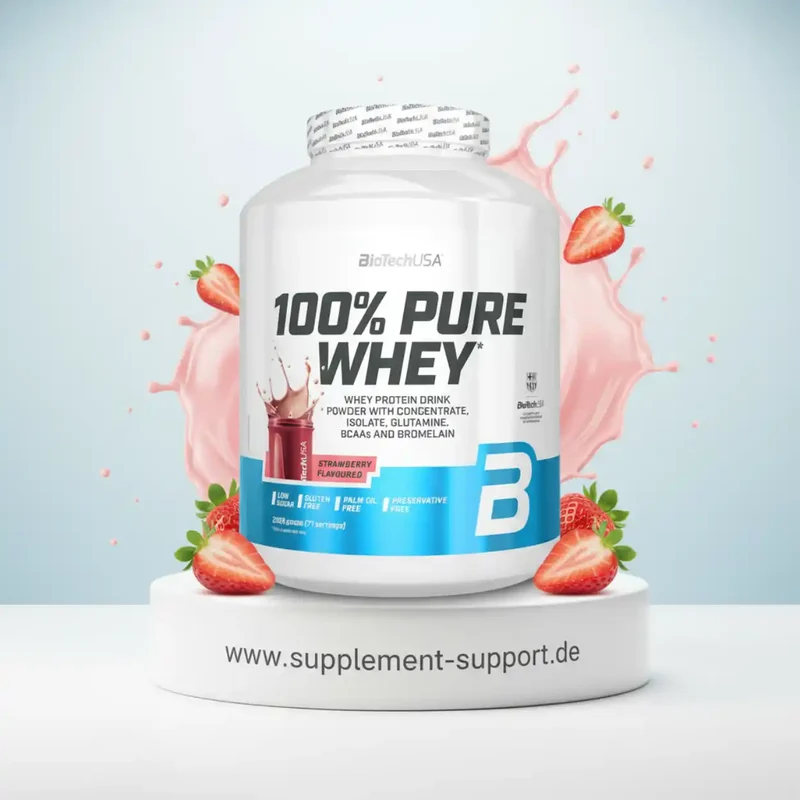 100% Pure Whey Protein Pulver 2000g
