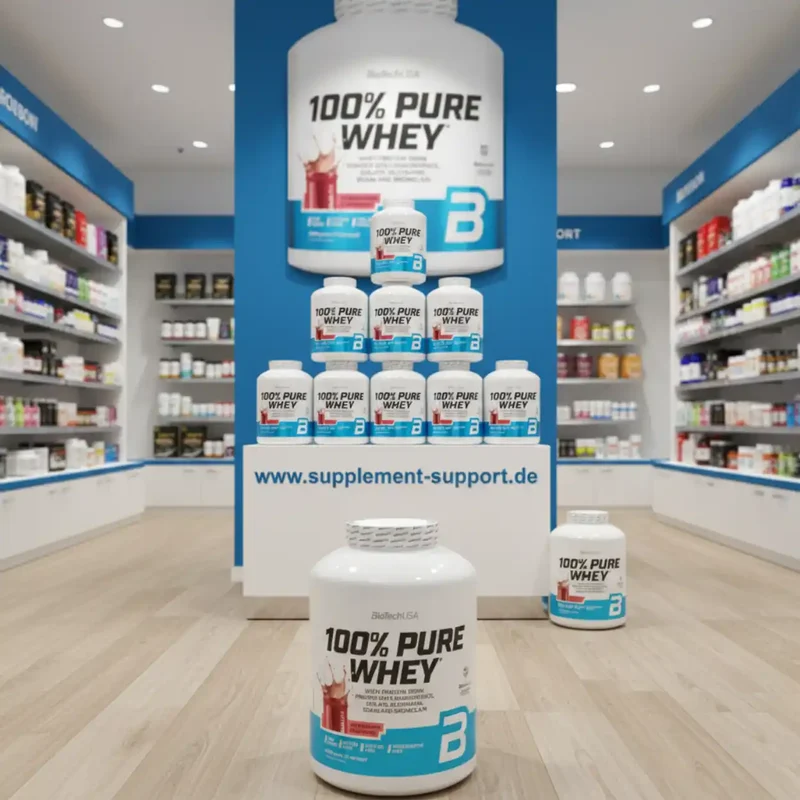 100% Pure Whey Protein Pulver 2000g