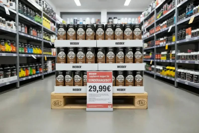 Weider Protein Coffee,12x250 ml Dose (inkl. Pfand), Iced Coffe Latte