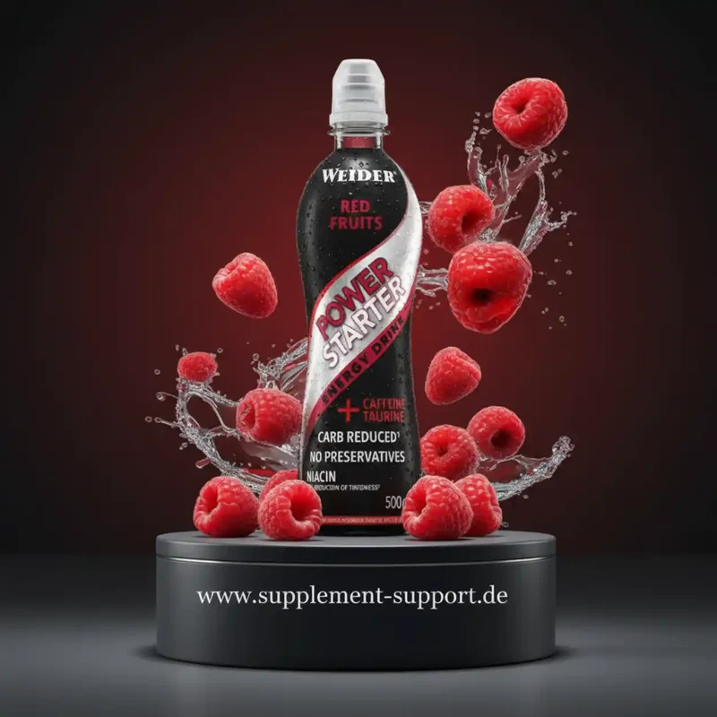 Joe Weider Power Starter Energy 500 ml, Red Fruits Inkl. Pfand