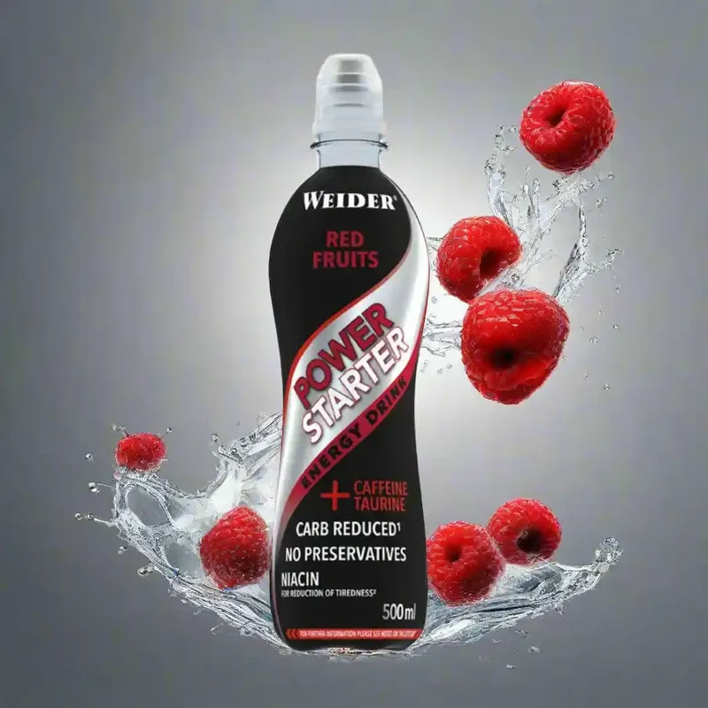 Joe Weider Power Starter Energy 500 ml, Red Fruits Inkl. Pfand