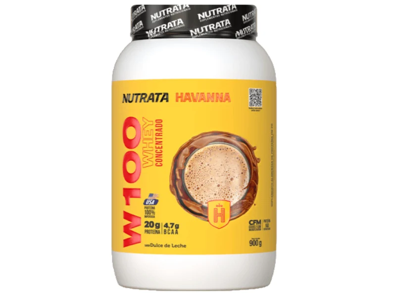 WHEY 100% HAVANNA 900G - NUTRATA