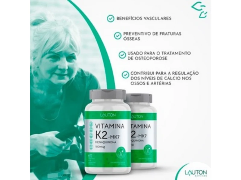 VITAMINA K2 60CAPS 500MG - LAUTON