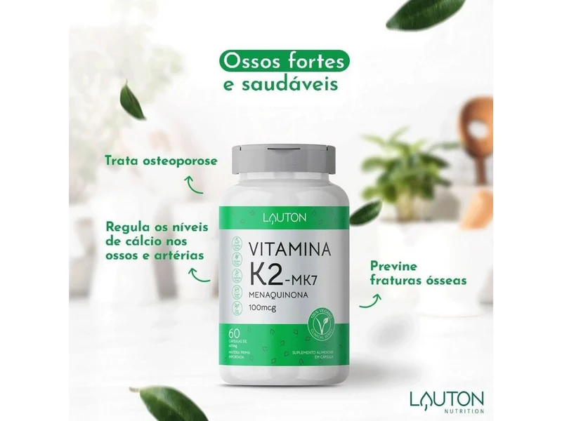 VITAMINA K2 60CAPS 500MG - LAUTON