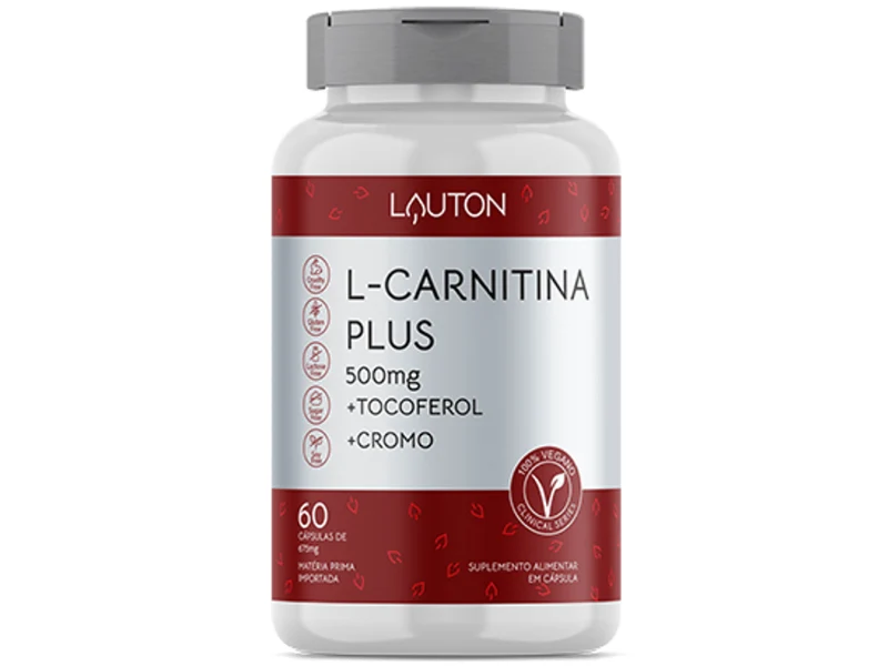 L-CARNITINA PLUS 500MG 60CAPS - LAUTON