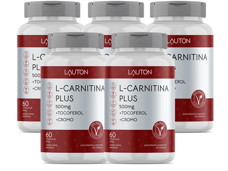 L-CARNITINA PLUS 500MG 60CAPS - LAUTON