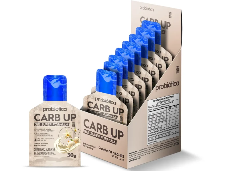 CARB UP GEL CX C/ 10 SACHÊS 30G - PROBIÓTICA