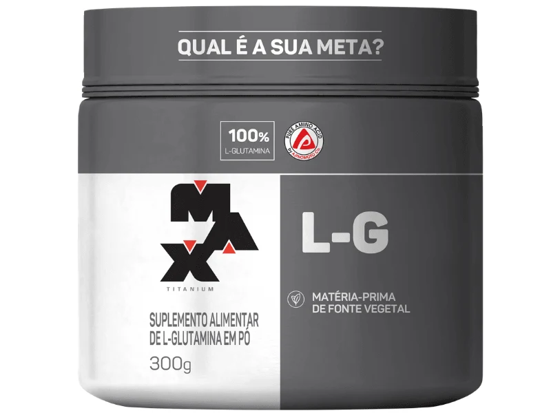 L-GLUTAMINA 300G - MAX TITANIUM