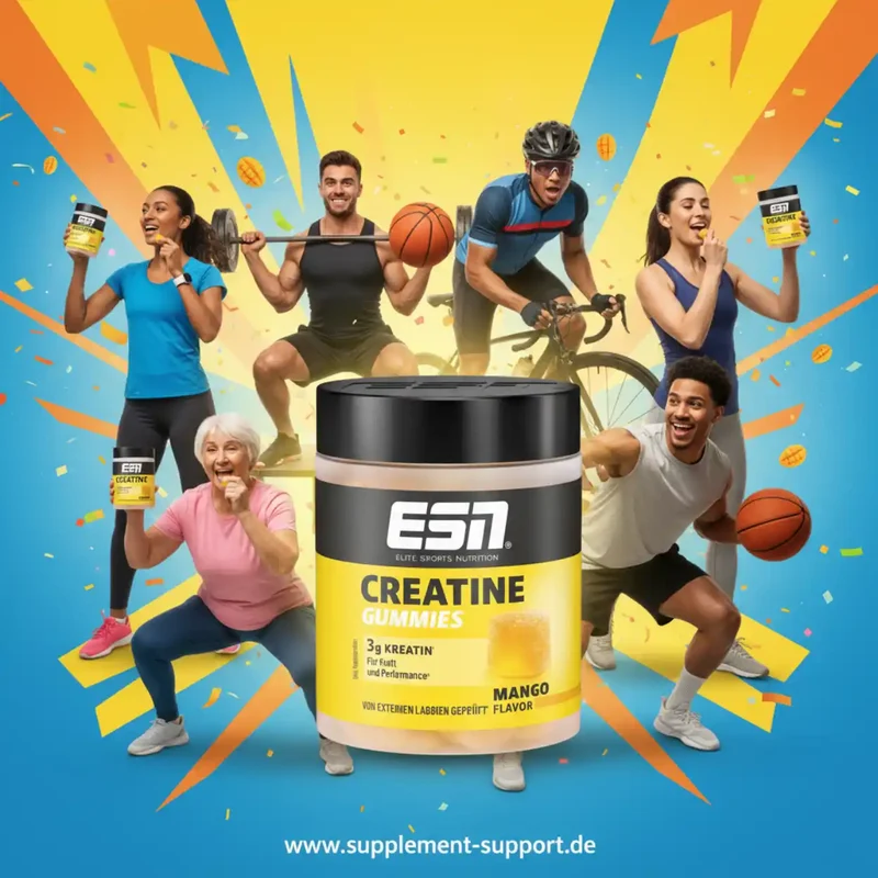 ESN, Ultrapure Creatine Gummies, 28 Stück