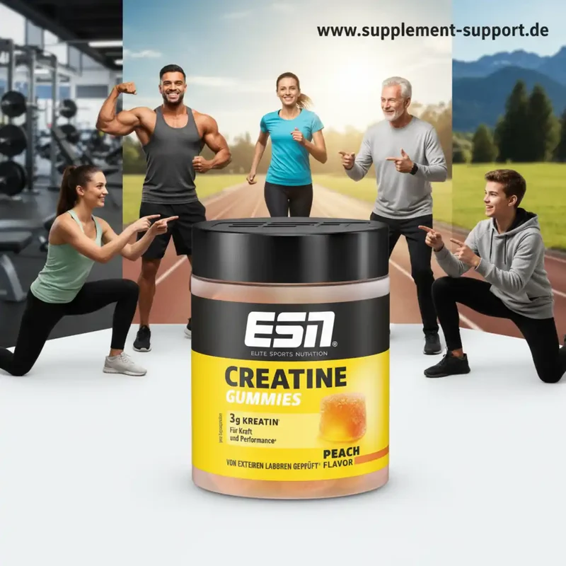 ESN, Ultrapure Creatine Gummies, 28 Stück